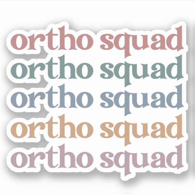 Ortho Squad Orthodontist Orthopaedics Nurse Gift (Front)