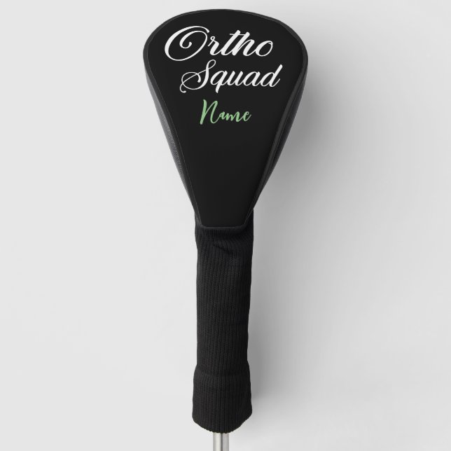 Ortho Squad Orthopaedic Nurse Surgeon   Golf Head Cover (Front)