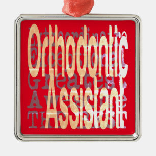 Orthodontic Assistant Extraordinaire Metal Tree Decoration