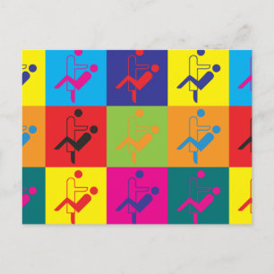 Orthodontics Pop Art Postcard