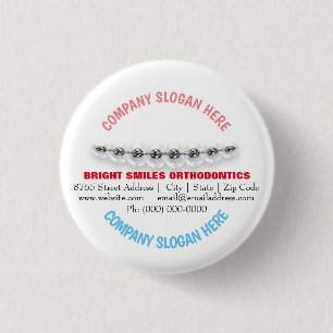 Orthodontist Braces Dental Service Promo Button