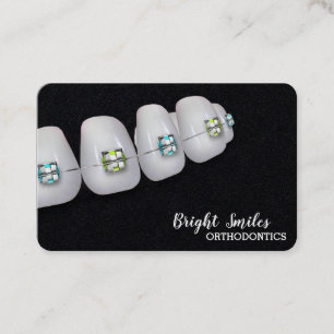 Orthodontist Braces Dentist Standard Business Card