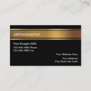 Orthodontist Business Cards