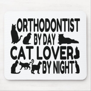 Orthodontist Cat Lover Mouse Mat