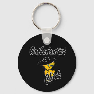 Orthodontist Chick #4 Key Ring