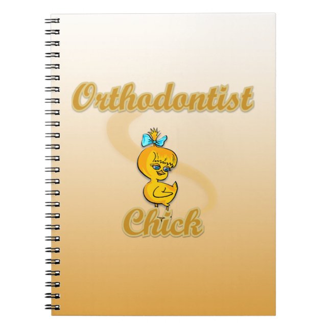 Orthodontist Chick Notebook (Front)