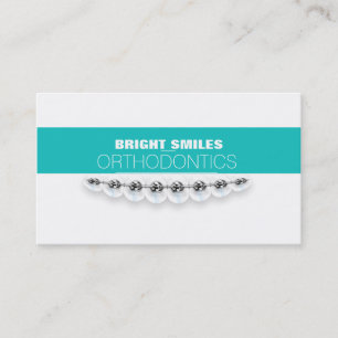 Orthodontist Dentist Dental Braces Business Card