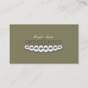 Orthodontist Dentist Dental Service Business Card