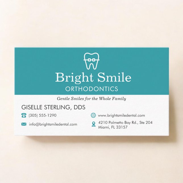 Orthodontist Office  Business Card (Creator Uploaded)