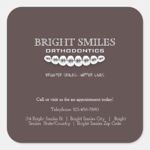 Orthodontist Orthodontics Business Promo Sticker