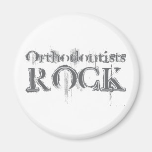 Orthodontists Rock Magnet