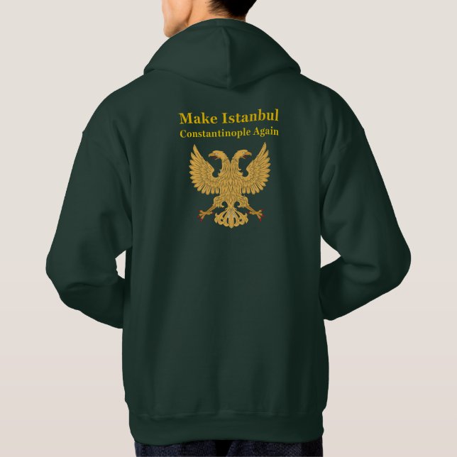 Orthodox Christian Byzantium Gift Hoodie (Back)