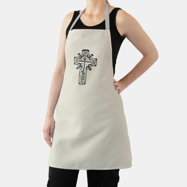 Orthodox Christian cross Apron (Insitu)