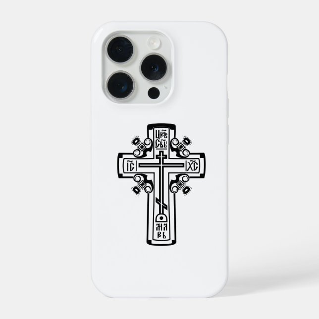 Orthodox Christian cross iPhone Case (Back)