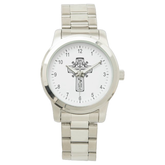 Orthodox Christian cross Watch (Front)