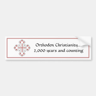 Orthodox Christian for 2,000 years and counting Bumper Sticker