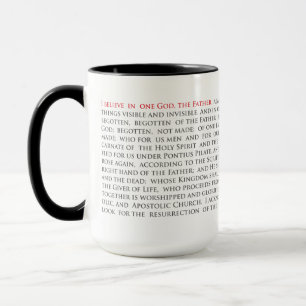 Orthodox Christian Nicene Creed Combo 15oz Mug