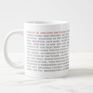 Orthodox Christian Nicene Creed Jumbo Mug 20oz