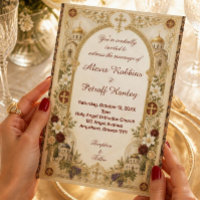 Orthodox Christian Wedding Invitation