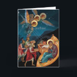 Orthodox Christmas Cards<br><div class="desc">This is one of the Orthodox Christmas Cards with Nativity scene where I attempted to create continuous composition on both sides of the card. Unfortunately,  on this website it is not possible to use full size image on the back of the cards.</div>