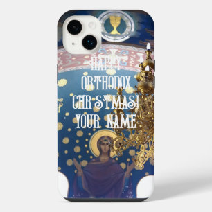 Orthodox Christmas.The rich decoration iPhone 14 Plus Case