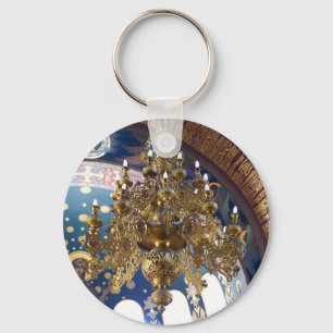 Orthodox Christmas.The rich decoration Key Ring