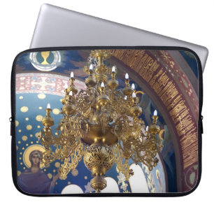 Orthodox Christmas.The rich decoration Laptop Sleeve