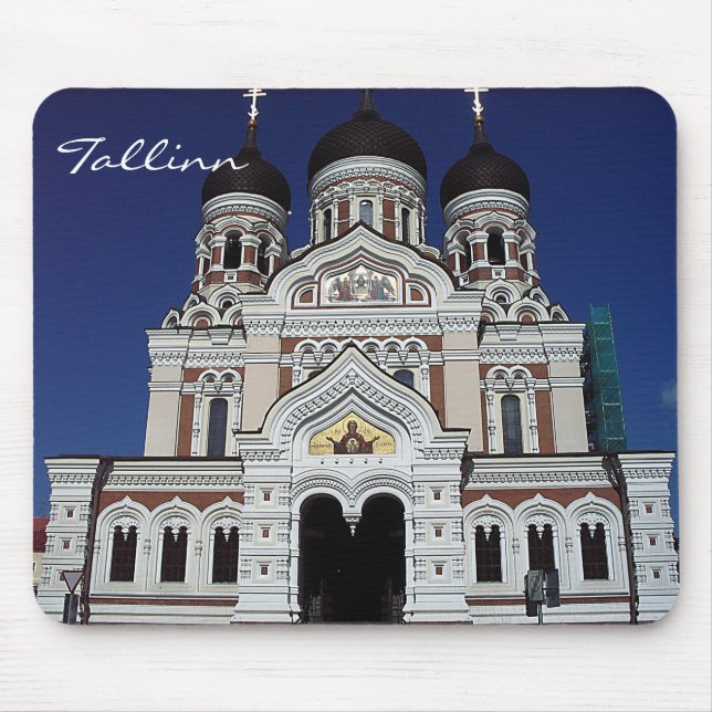 Orthodox Church in Tallinn Mouse Mat (Front)
