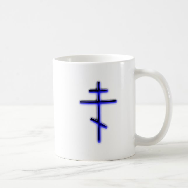 Orthodox cross coffee mug (Right)