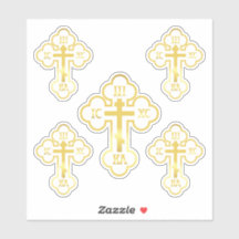 Orthodox Cross Gold NIKA