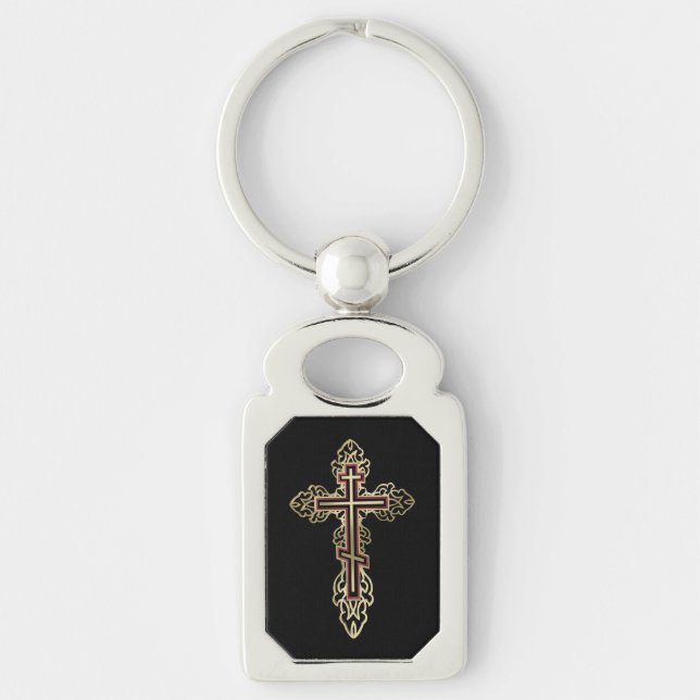 Orthodox cross key ring (Front)