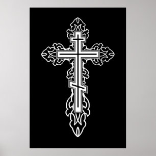 Orthodox cross poster