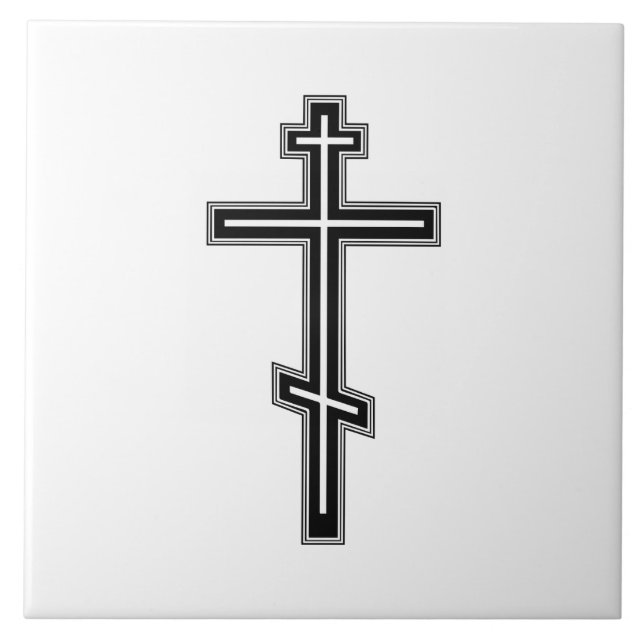 Orthodox cross tile (Front)