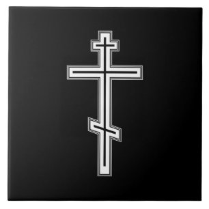 Orthodox cross tile