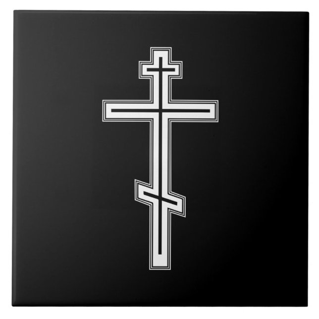 Orthodox cross tile (Front)