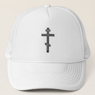 Orthodox cross trucker hat