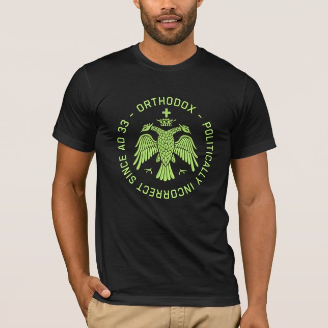 Orthodox Eagle Christian Conservative Gift T-Shirt (Front)