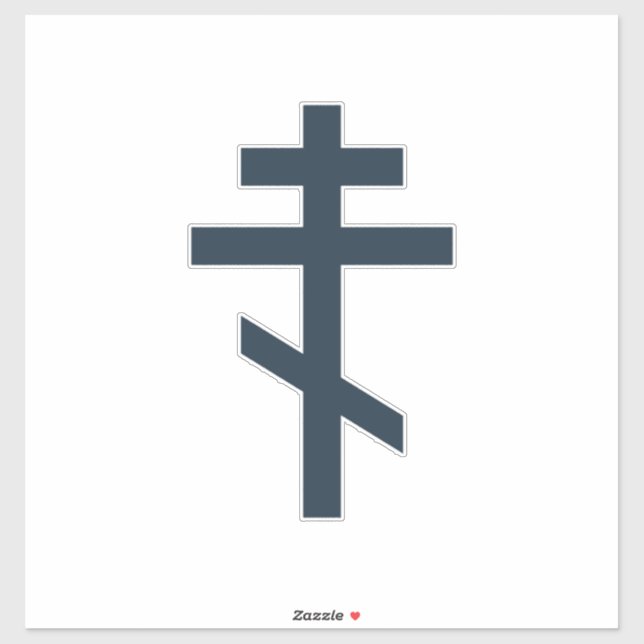 Orthodox Eight-Pointed Cross Sacred Devotional Art (Sheet)