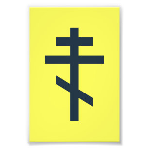Orthodox Eight-Pointed Cross Sacred Devotional Art Photo Print