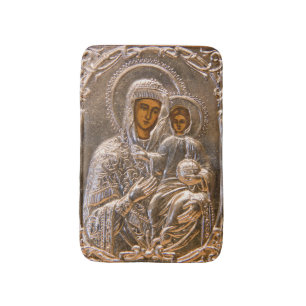 Orthodox icon bath mat