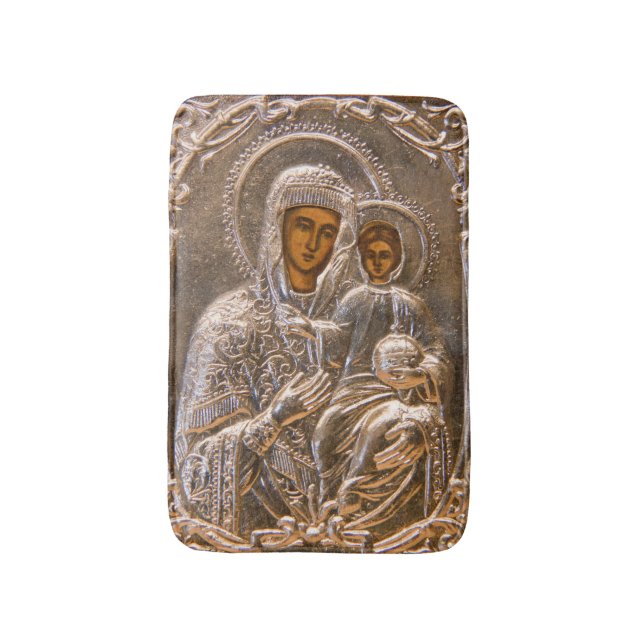 Orthodox icon bath mat (Front Vertical)