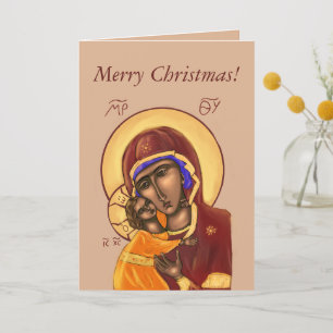 Orthodox Icon Christmas Card