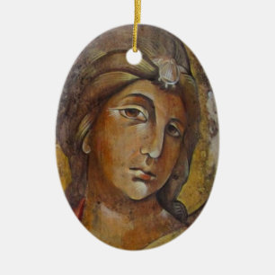 Orthodox Icon Christmas Ornamen-- Filermskaya Ceramic Tree Decoration