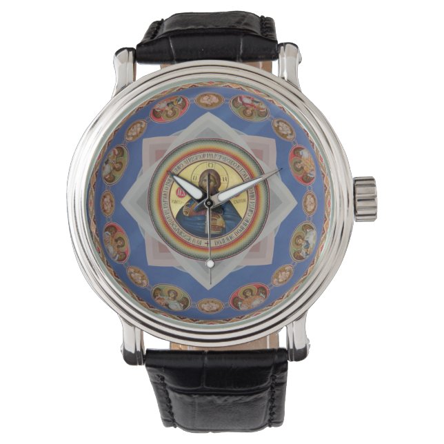 orthodox icon god church religion saint watch (Front)
