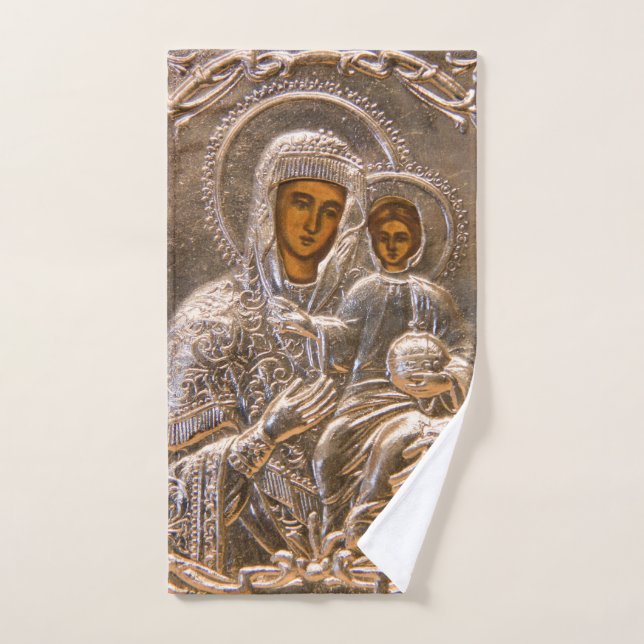 Orthodox icon hand towel (Hand Towel)