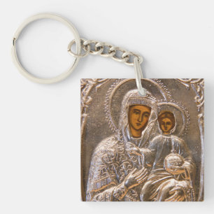 Orthodox icon key ring