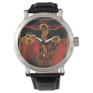 Orthodox Icon of Jesus on the Cross Watch