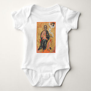 Orthodox Icon of Saint Andrew the Apostle  Baby Bodysuit
