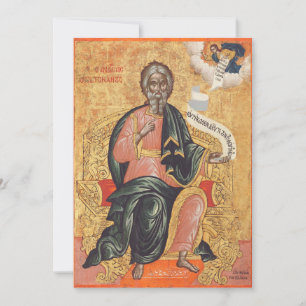 Orthodox Icon of Saint Andrew the Apostle  Invitation