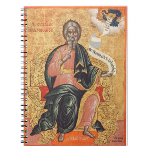 Orthodox Icon of Saint Andrew the Apostle  Notebook